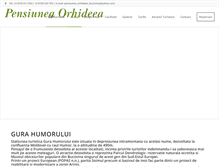Tablet Screenshot of pensiuneaorhideea.ro
